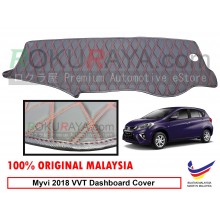 Perodua Myvi VVT (3rd Gen) 2018 RRR Malaysia Custom Fit Dashboard Cover (RED LINE)